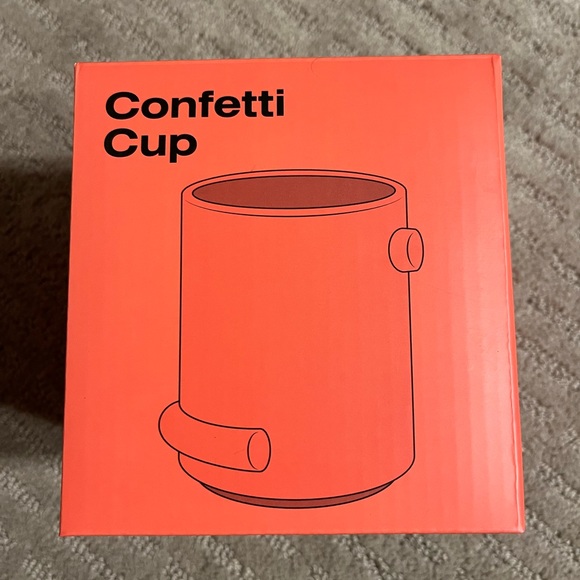 Kitchen Unique Red Confetti Cup Designed By High Gloss Areaware